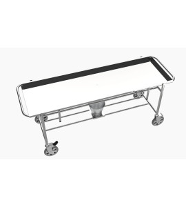 Carro Para Transporte de Cadáver Inox Sem Balde e Sem Cobertura S-8029 - Salutem